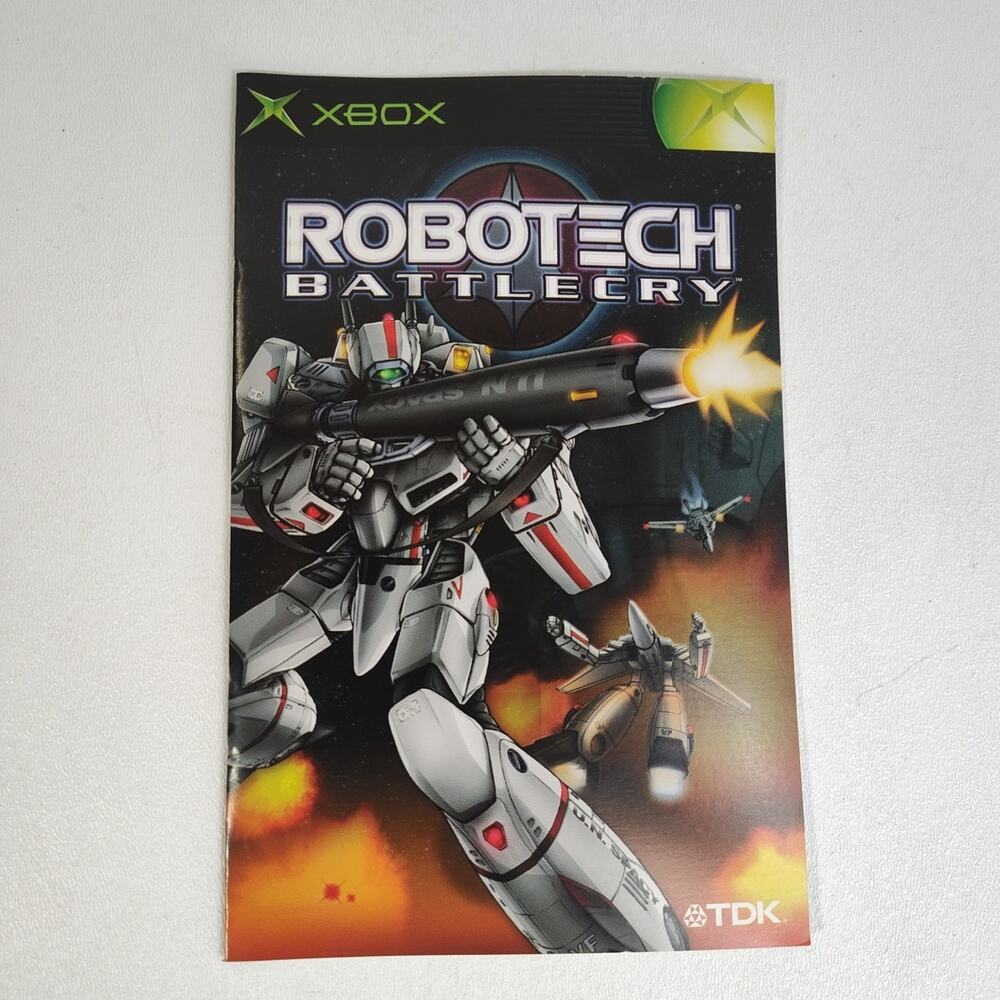 Robotech: Battlecry (Microsoft‎ Xbox, 2002) Manual Only